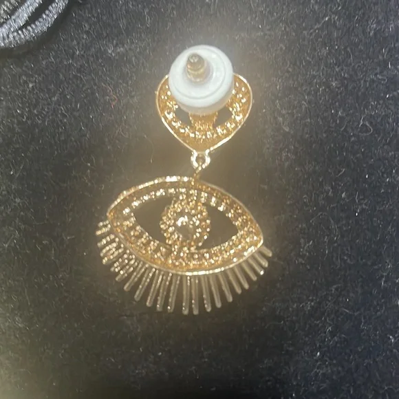 Ps-76 Evil Eye crystals fashion earrings - Picture 5 of 5